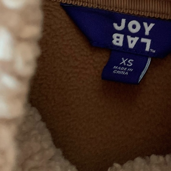 JOYLAB Maeve Light Pink Sherpa Jacket - Picture 5 of 5